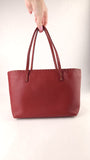 Fendi Selleria Red Leather Tote - G0715