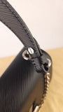 Louis Vuitton Black Epi LV Twist Shoulder Bag - R0015