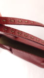 Fendi Selleria Red Leather Tote - G0715