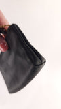 Chanel Black Textured Leather Key Cles Pouch - G0391