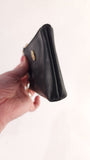 Chanel Black Textured Leather Key Cles Pouch - G0391