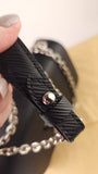 Louis Vuitton Black Epi LV Twist Shoulder Bag - R0015
