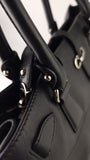 Salvatore Ferragamo Black Leather Hand Bag - G0591