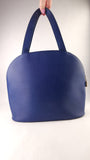 Celine Blue Leather Rounded Shoulder Bag - G0578
