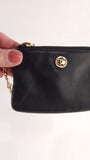 Chanel Black Textured Leather Key Cles Pouch - G0391
