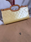 Louis Vuitton Yellow Vernis 2way Bag - 1538