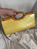 Louis Vuitton Yellow Vernis 2way Bag - 1538