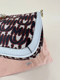 Miu Miu Beige, Red & Black Shoulder Bag - G0649