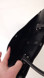 Salvatore Ferragamo Black Leather Hand Bag - G0591