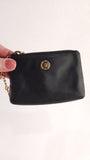 Chanel Black Textured Leather Key Cles Pouch - G0391