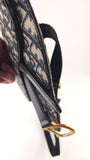 Christian Dior Navy Trotter Print Saddle Belt Bag - R0303