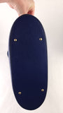 Celine Blue Leather Rounded Shoulder Bag - G0578