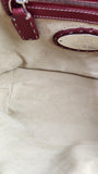 Fendi Selleria Red Leather Tote - G0715