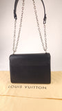 Louis Vuitton Black Epi LV Twist Shoulder Bag - R0015