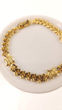 Celine Gold Tone Macadam Chain Bracelet - G0549