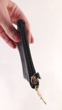Chanel Black Textured Leather Key Cles Pouch - G0391