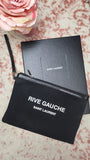 Saint Laurent Black Canvas Clutch - 2311