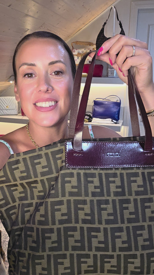 Fendi Zucca Canvas Tote Bag - G0716
