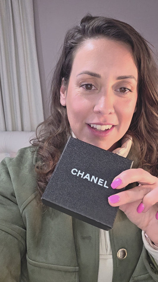 Chanel Red Leather & Gold Tone Chain Metal Belt - G0288