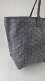 Goyard Grey St Louis Tote w/ Pouch - G0307