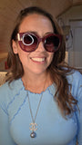 Salvatore Ferragamo Plum/Purple Plastic Sunglasses - G0771