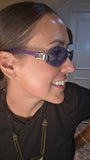 Chanel Coco Mark Purple and Blue Sunglasses - 3692