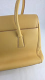 Salvatore Ferragamo Yellow Leather Handbag - R0165
