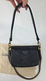 Louis Vuitton Black Empriente Leather Multi Pochette - 3323