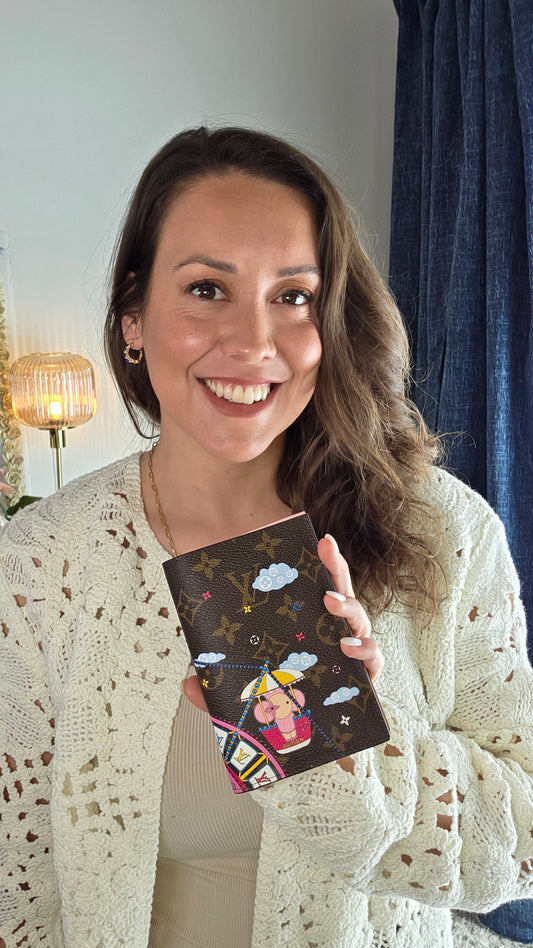 Louis Vuitton Mono Vivienne Funfair Passport Cover - G0332