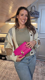 Dolce & Gabbana Pink Leather Shoulder Bag - G0956