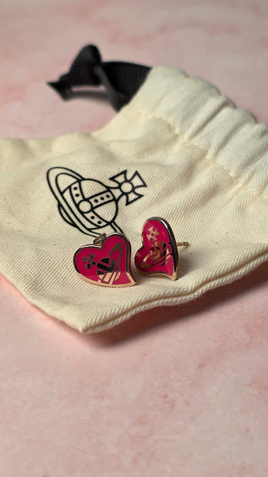 Vivienne Westwood Heart Earrings - 3319