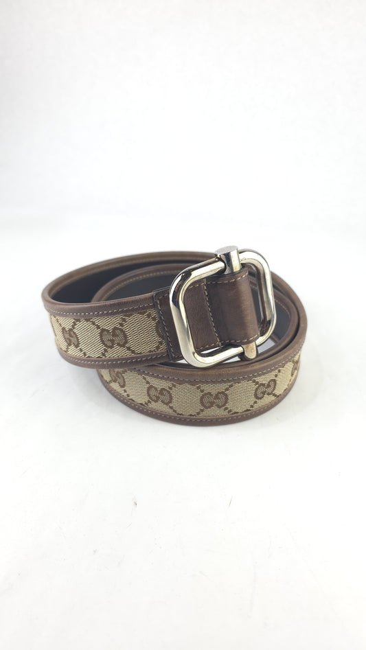Gucci GG Beige Belt - R0174