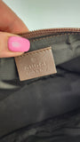 Gucci GG Brown/Beige Canvas Boat Shoulder Bag - 3325