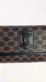 Celine Black/Brown Macadam Pouch - 3328