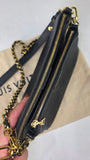 Louis Vuitton Black Empriente Leather Multi Pochette - 3323