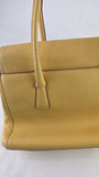 Salvatore Ferragamo Yellow Leather Handbag - R0165