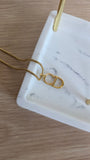 Christian Dior Gold Tone CD Necklace - G0314