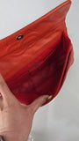 Chanel Matelasse Red Lambskin Double Flap Shoulder Bag - G0465