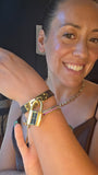 Hermes Black Leather Bracelet/Watch - G0471