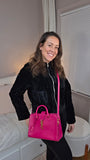 YSL Pink Leather 2way Hand/Shoulder Bag - 3239