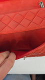 Chanel Matelasse Red Lambskin Double Flap Shoulder Bag - G0465