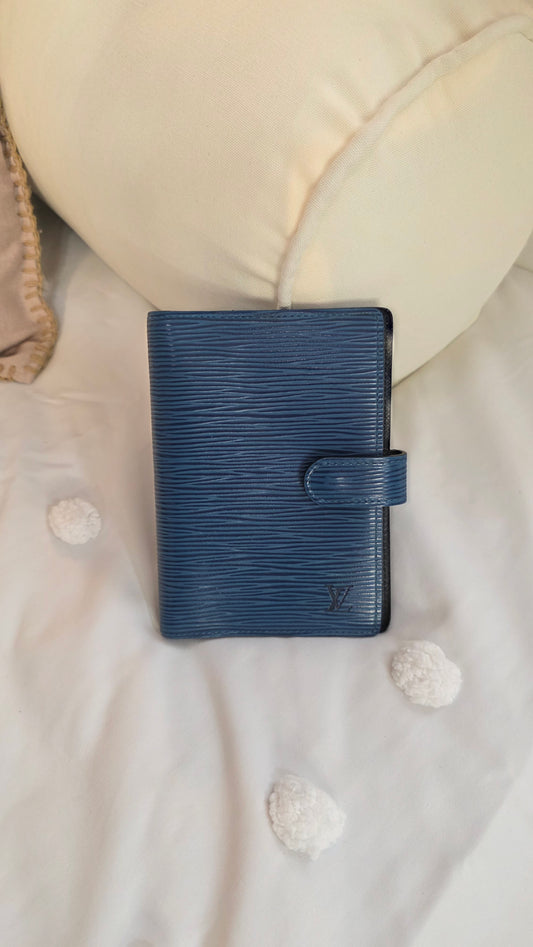 Louis Vuitton Blue Epi Leather PM Agenda - 3284