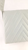 Chanel Light Blue Lamb Skin V Stitch Shoulder Bag - 3448