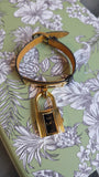 Hermes Black Leather Bracelet/Watch - G0471