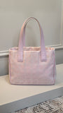 Chanel Pink Nylon Travel Line Small Hand Bag - G0437
