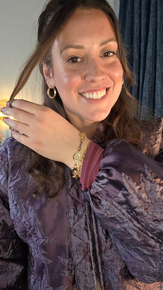 Dior Gold Tone 'Dior Paris' Bracelet - 3479