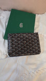 Goyard Senat Black Chevron Pouch - G0335