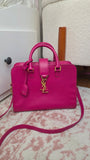 YSL Pink Leather 2way Hand/Shoulder Bag - 3239