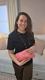 Prada Pink Nylon Pouch - 3290