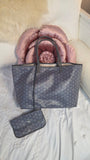 Goyard Grey St Louis Tote w/ Pouch - G0307